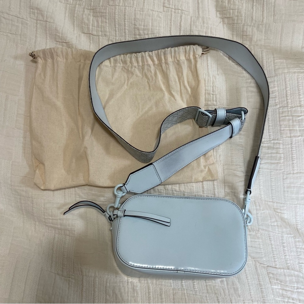 Tory Burch Mini Miller Ice Blue Crossbody Bag - Picture 2 of 5
